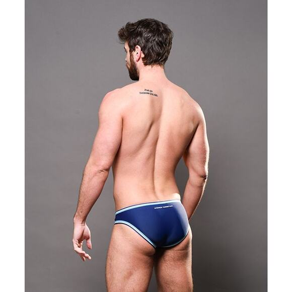 Andrew Christian Racer Bikini Blue Large - Picture 9 of 13
